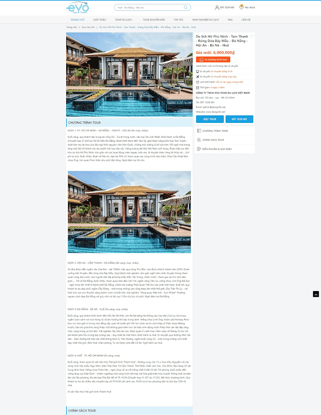 Theme blogspot Du lịch Tour chuyên nghiệp